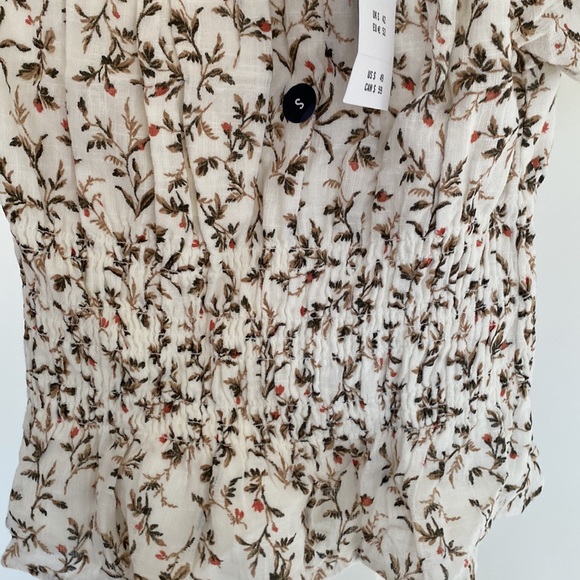 Abercrombie Peplum Shirt (Small)- NWT - Picture 3 of 3